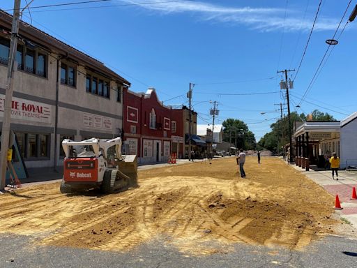 Donaldsonville historic block transformed back to 1930s for filming of Michael B. Jordan movie