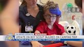 Boy Scout recovering after traumatic camping trip injury