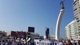 Policía de CDMX bloquea caravana de damnificados de Acapulco