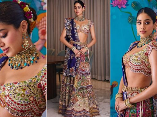 Janhvi Kapoor's Mesmerising Look at Anant Ambani's Mehendi Ceremony Grabs Attention- SEE PICS