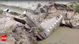 Video: Another bridge collapses in Bihar; second in a week | Patna News - Times of India