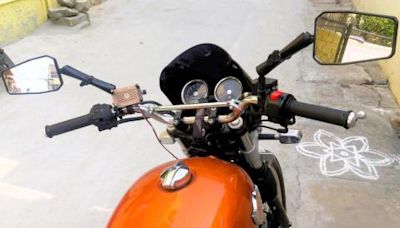 Found made-in-India double-take mirrors for my Interceptor 650 online | Team-BHP