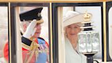 Queen Camilla Wears Pastel Green Dress For Trooping the Colour