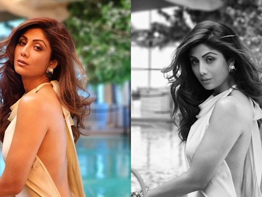 Shilpa Shetty Exudes Elegance In A Satin Backless Gown, Hot Photos Go Viral - News18