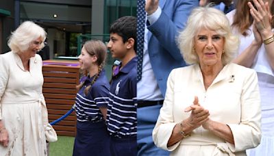Queen Camilla Puts a Twist on Animal Prints in Anna Valentine Dress for Wimbledon 2024, Watches Match in the Royal Box