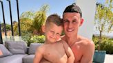 Phil Foden's son Ronnie, 5, has face of the nation after watching England's defeat against Spain