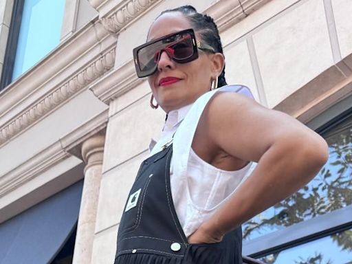 Tracee Ellis Ross Is All Work and All Play in This Carhartt Apron Dress