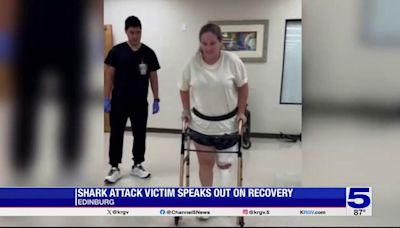 SPI shark attack victim taking first steps in road to recovery