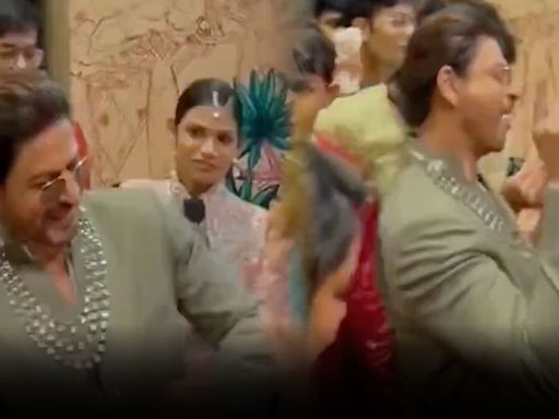 Shah Rukh Khan Grooves To The Song 'Young Shahrukh' By Tesher In New Viral Clip From Ambani Wedding