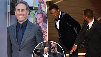 Jerry Seinfeld asked Chris Rock to parody the Will Smith Oscars slap: He was too ‘shook’ still