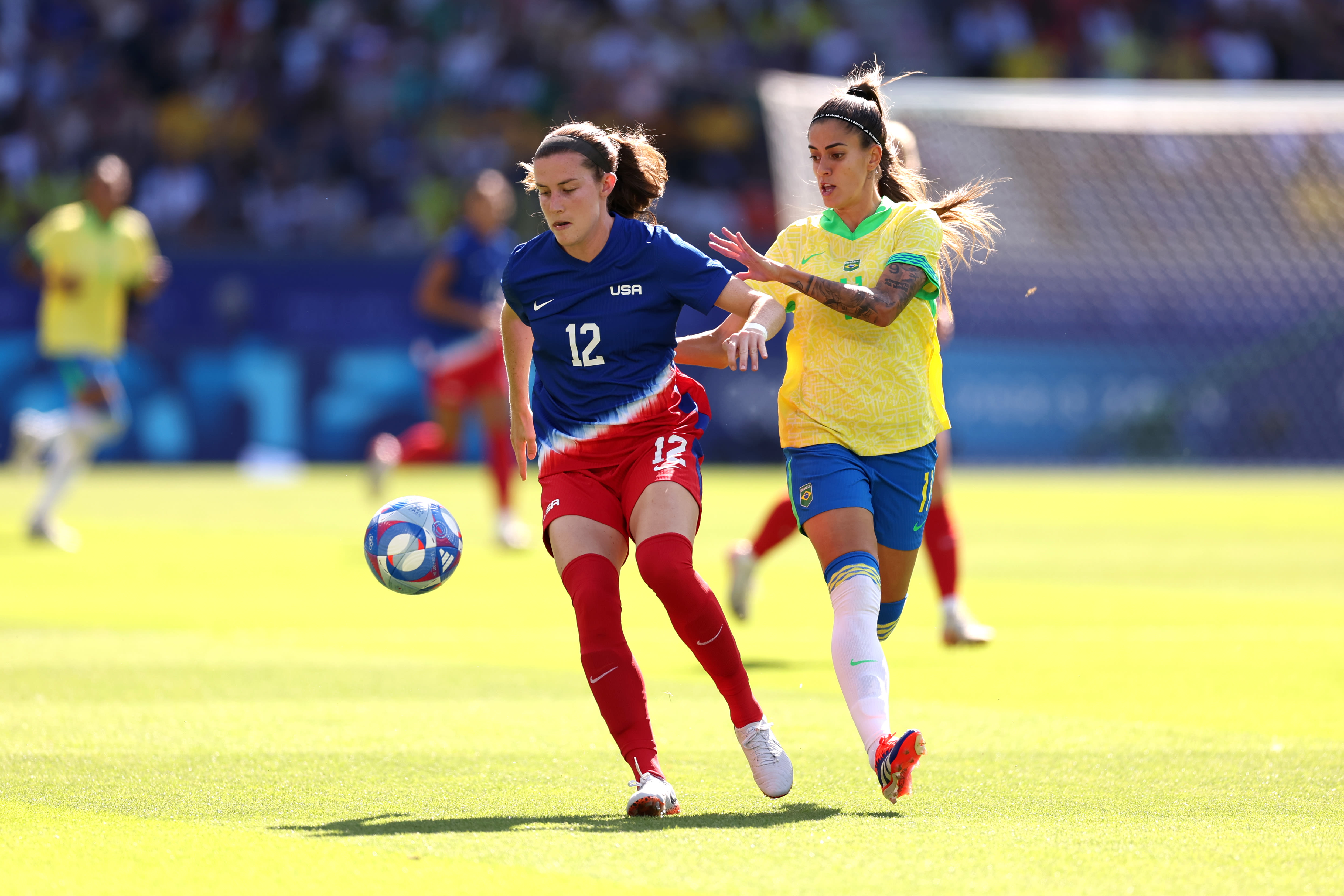 USWNT vs. Brazil score, live updates: Sophia Smith, Trinity Rodman and Co. look for first gold medal since 2012