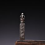 珍品寒鐵高浮雕鏨刻印章品保存完好   工藝精湛重123克   長8.5厘米  寬1.5厘米70041454916老貨 擺件  老物件