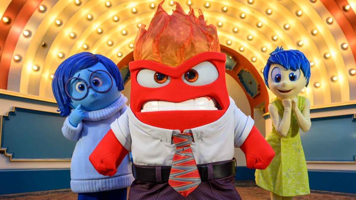 Take a pique: Anger from 'Inside Out 2' makes his Disney California Adventure Park debut