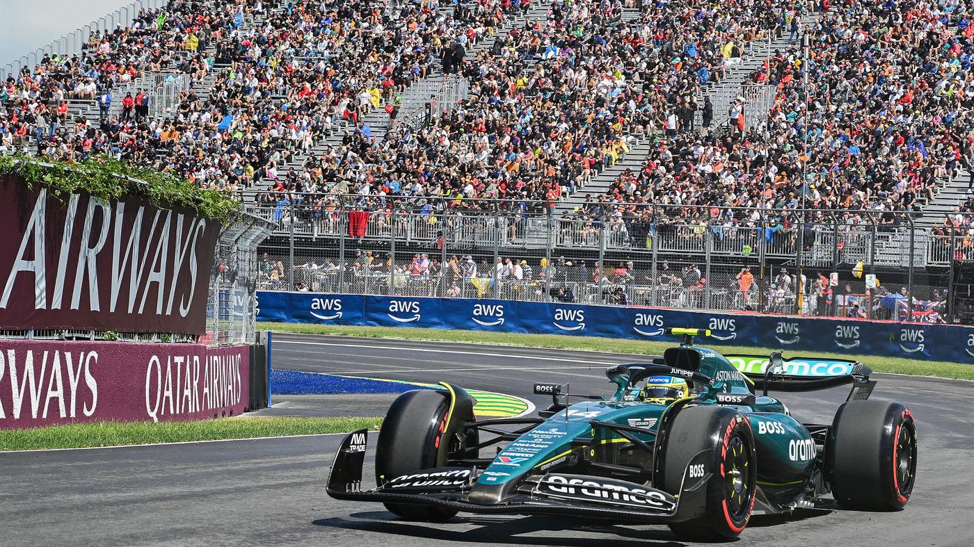 Alonso tops Formula 1 practice in Canada after storms