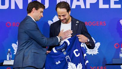 'It was a smooth process:' Matthews inherits Leafs captaincy from Tavares