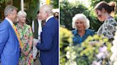 King Charles and Queen Camilla greet crowds at Chelsea Flower Show as they visit garden designed by children