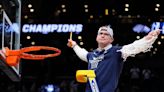 UConn men’s basketball coach Dan Hurley rings opening bell at New York Stock Exchange