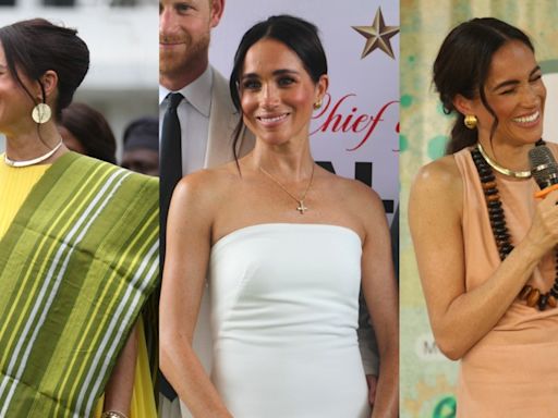 All of Meghan Markle’s Nigeria Tour Looks: ‘Windsor’ Maxidress, Altuzarra Suit and More Standout Fashion Moments