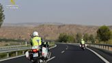 'Sin casco y a lo loco' durante 135 kilómetros de autovía