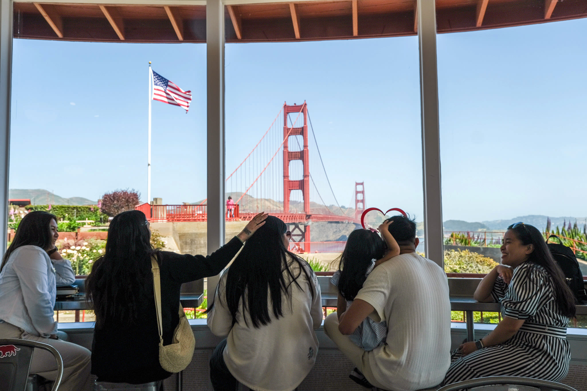 How an SF cafe became the best spot to see the Golden Gate Bridge