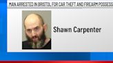 Vermont man arrested in Bristol for stolen car and firearms possession