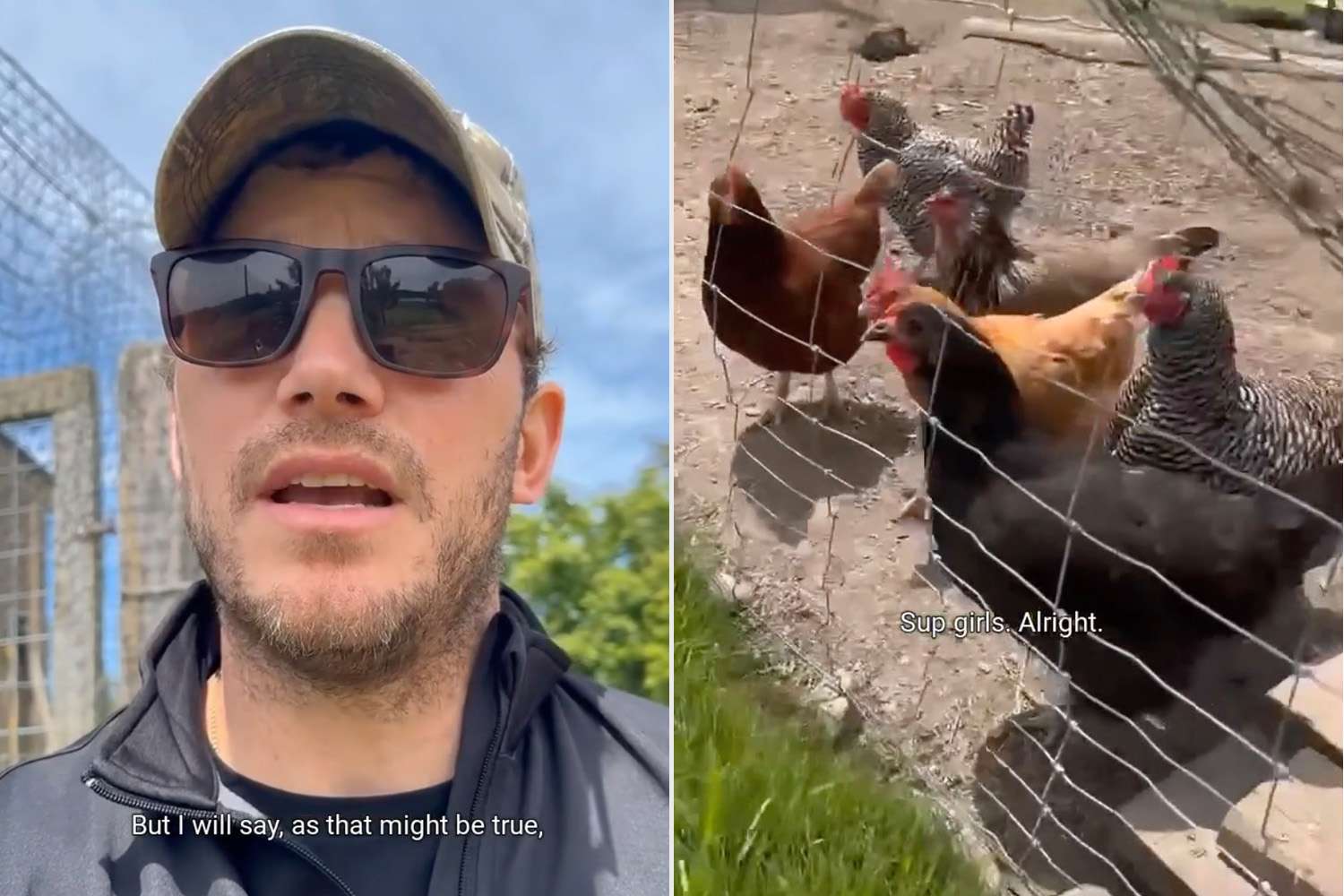 Chris Pratt Hangs Out with His Chickens’ on Washington State Ranch: ‘Just Me and the Girls’