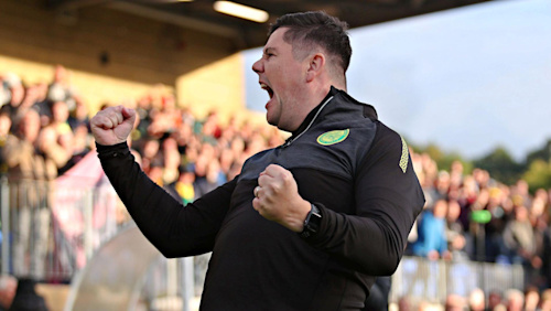 Caernarfon boss Davies lauds 'unbelievable night'