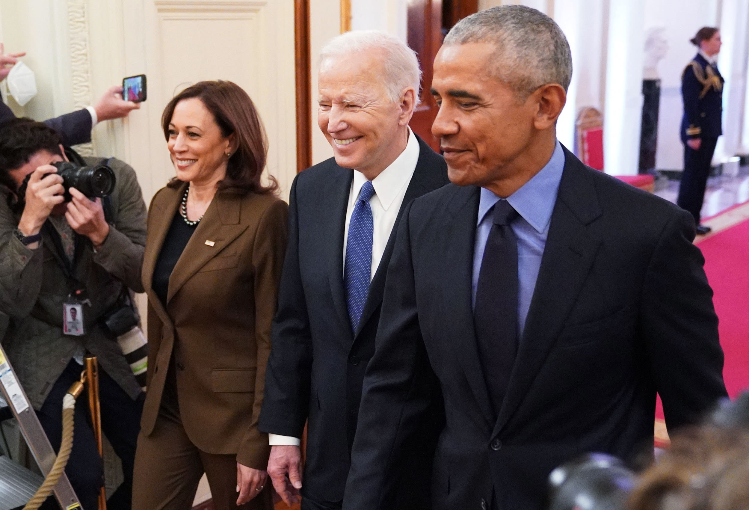 Barack Obama stops short of endorsing Kamala Harris