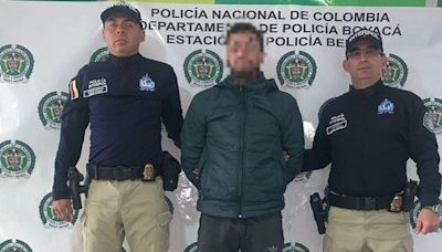 Capturaron a alias 'el Barbero', integrante del 'Tren de Aragua' que delinquía en Boyacá