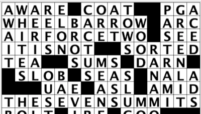 Off the Grid: Sally breaks down USA TODAY's daily crossword puzzle, On Top of the World