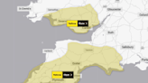 Maps show where heavy rain set to hit UK after storms and hottest day of year