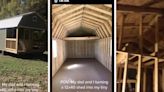 Dad and daughter transform small shed into adorable tiny home