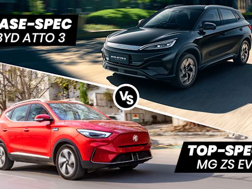 Top-spec MG ZS EV Essence Vs Base-spec BYD Atto 3 Dynamic: Prices, Dimensions, Features, Variants Compared - ZigWheels