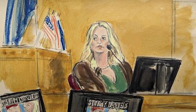 Stormy Daniels Grilled at Trial Over Trump Tryst Inconsistencies