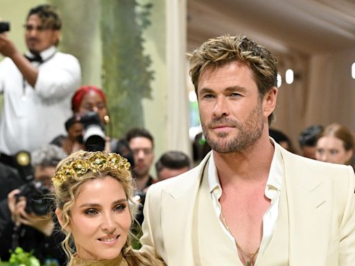 Chris Hemsworth and Elsa Pataky Match in Tom Ford at the 2024 Met Gala