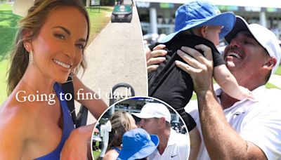 Brooks Koepka and wife Jena Sims celebrate his LIV Golf win with infant son: ‘My winning Crew’