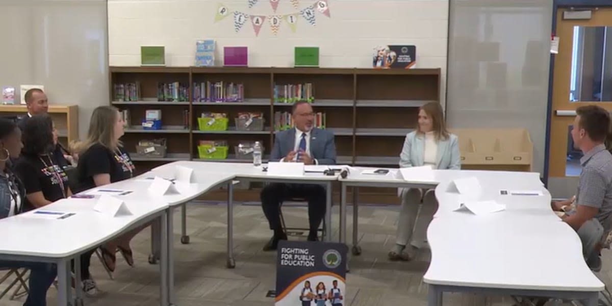 U.S. Secretary of Education visits East Lansing, shares hopes to end teacher shortage.