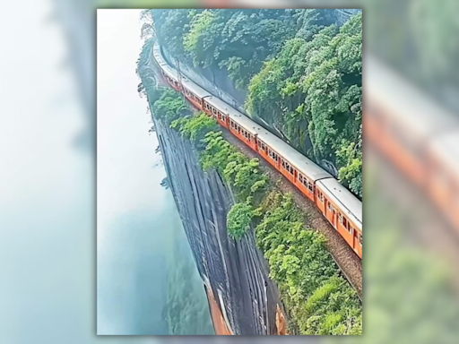 Fact Check: This Viral Pic Supposedly Shows a Reopened Scottish Railway Line on Side of Mountain. We Looked for Proof