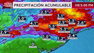 Riesgo de inundaciones y tiempo severo en Houston: Te presentamos el pronóstico de las próximas horas