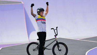 Primer diploma para Colombia en los Olímpicos: Queensaray puso a soñar al país con el BMX