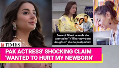 Pakistani Actress Sarwat Gilani's Story Raises Awareness of Postpartum Depression | Etimes - Times of India Videos