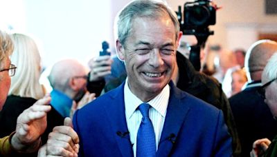 Bombshell new poll puts Nigel Farage's Reform UK ahead of the Tories