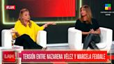 Nazarena Vélez y Marcela Feudale protagonizaron un áspero cruce al aire: “Estás mal”