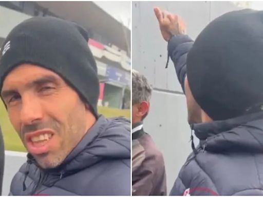 La REACCIÓN de Carlos TEVEZ cuando un hincha de Boca le pidió que vuelva al club y SAQUE a Diego Martínez