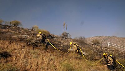 Post fire marches toward Pyramid Lake as California wildfire season intensifies