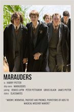 marauders in 2021 | The marauders, Harry potter movie posters, Harry ...