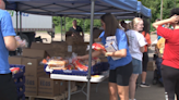 Huge turnout for Mountaineer Food Bank's Mobile Food Pantry on Wheeling Island