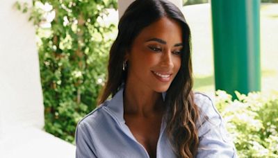 Antonela Roccuzzo propone dos conjuntos para combinar con las mismas zapatillas