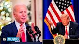 Donald Trump se burla de los tropiezos de Joe Biden