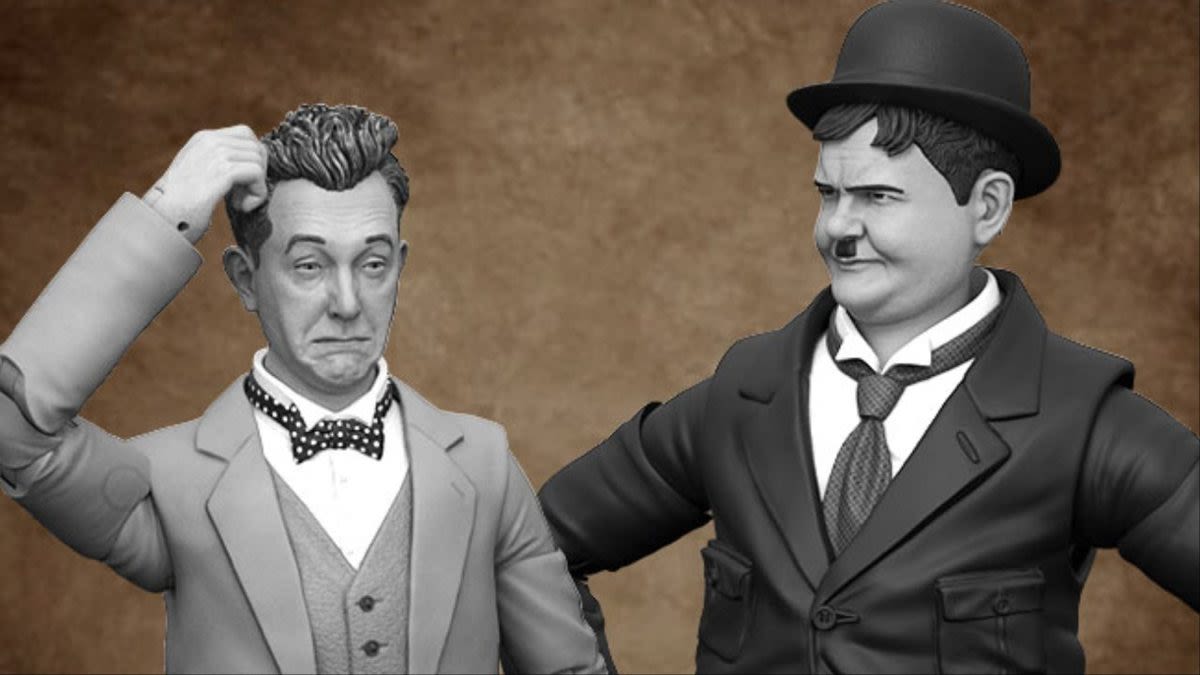 Laurel and Hardy Action Figures In the Works at Wandering Planet Toys